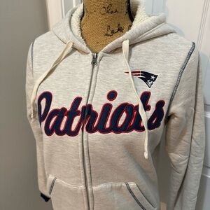NFL Patriots Gray Hoodie